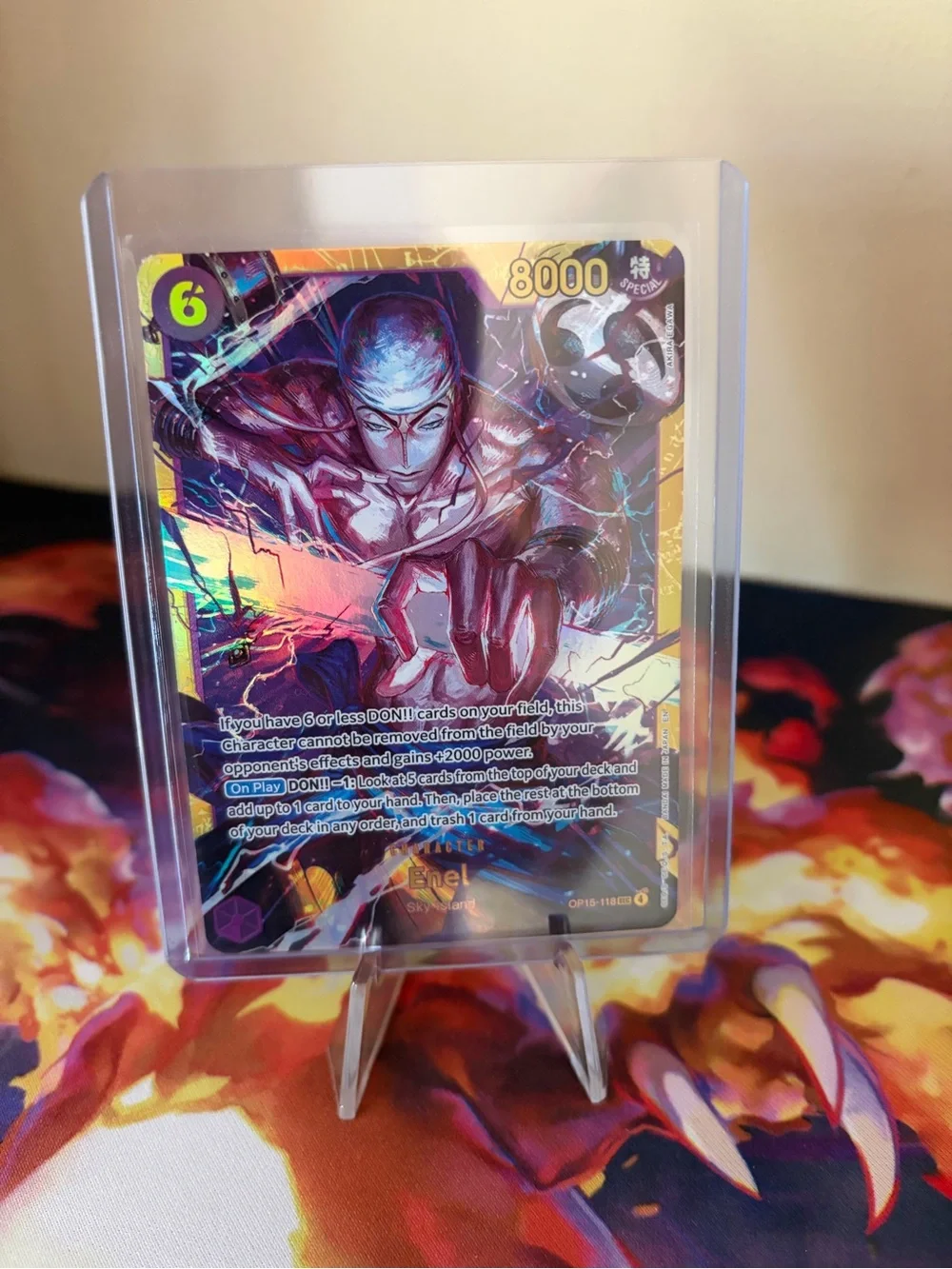 Enel OP15-118 One Piece Card